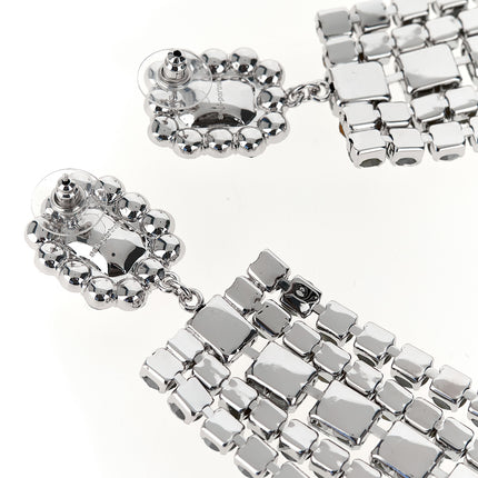 Self-Portrait Silver Cotton Earrings