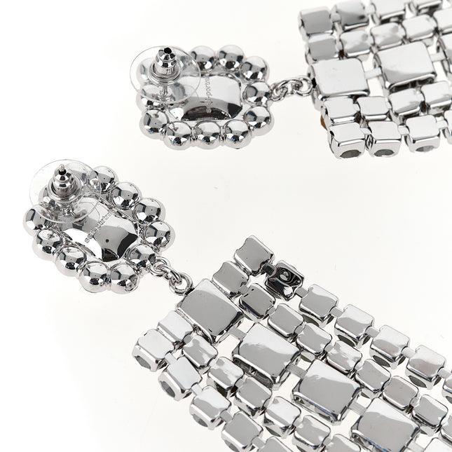 Self-Portrait Silver Cotton Earrings