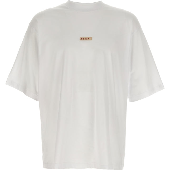 Marni White Cotton T-Shirt