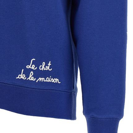 Valentino Garavani Blue Cotton Sweatshirt