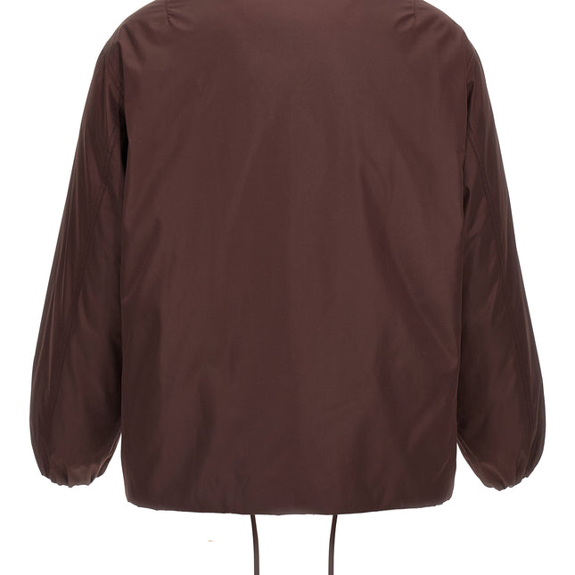 Jil Sander Brown Polyester Full-Length Jacket