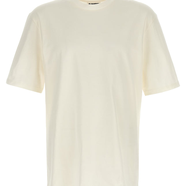 Jil Sander White Cotton Long Sleeve T-Shirt