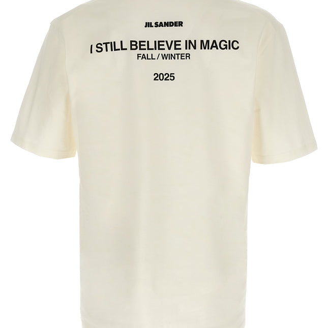 Jil Sander White Cotton Long Sleeve T-Shirt