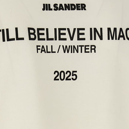 Jil Sander White Cotton Long Sleeve T-Shirt