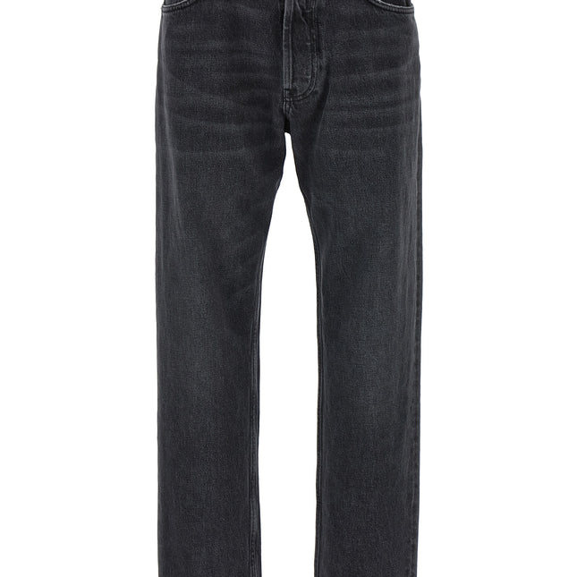 Department 5 Gray Cotton Straight-Leg Jeans