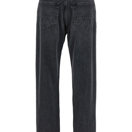 Department 5 Gray Cotton Straight-Leg Jeans