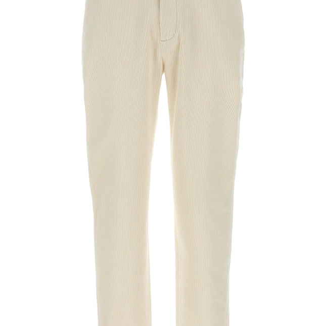 Department 5 White Cotton Chino Pants