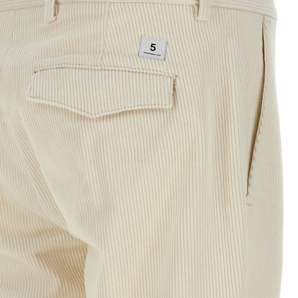 Department 5 White Cotton Chino Pants