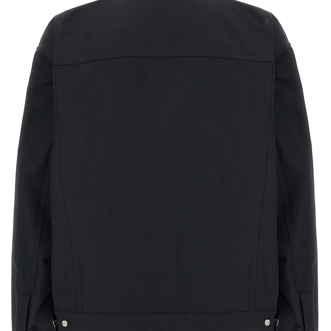 Dsquared² Black Polyester Full-Length Jacket