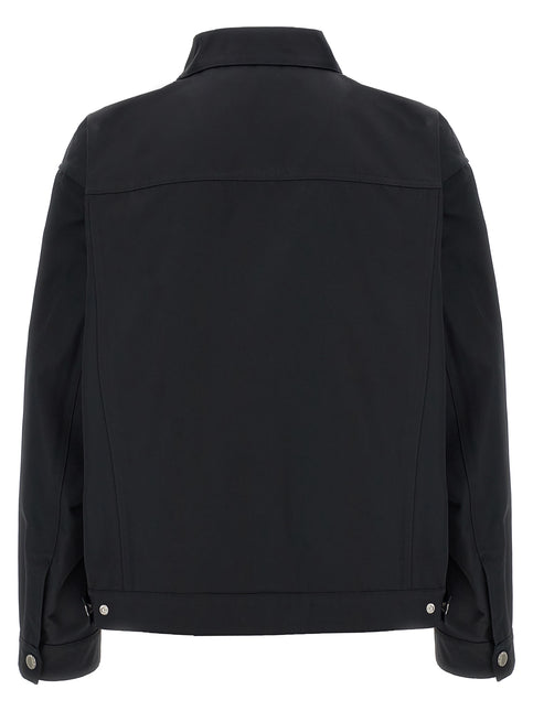 Dsquared² Black Polyester Full-Length Jacket