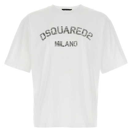Dsquared² White Cotton T-Shirt