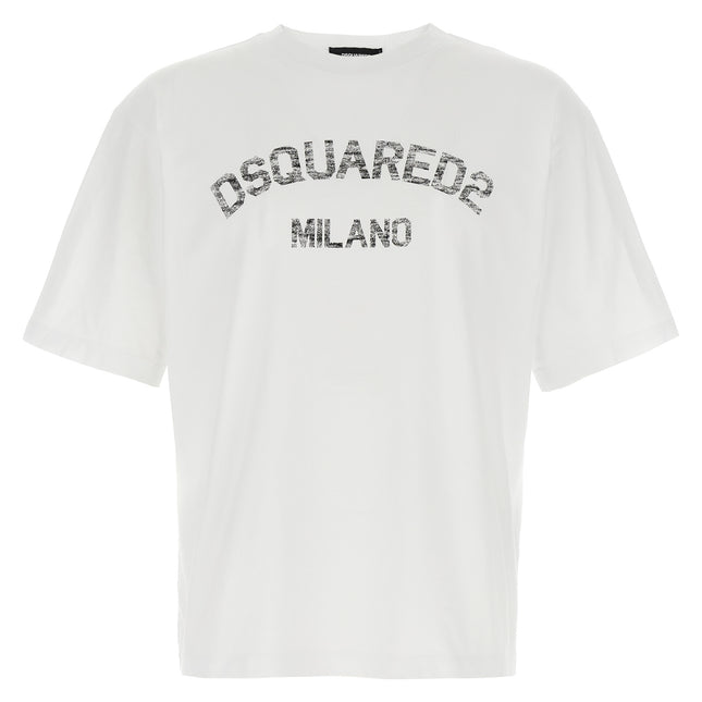 Dsquared² White Cotton T-Shirt