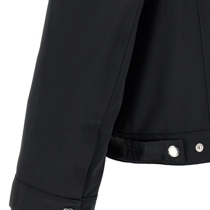 Dsquared² Black Polyester Full-Length Jacket
