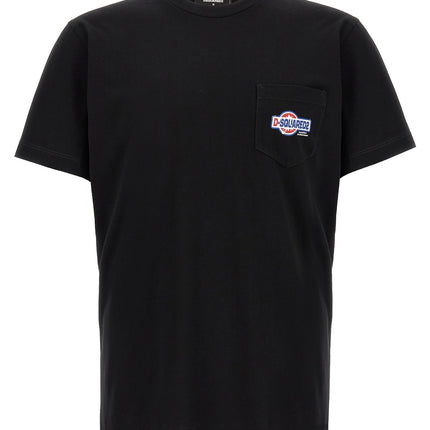 Dsquared² Black Cotton T-Shirt