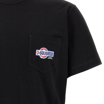 Dsquared² Black Cotton T-Shirt
