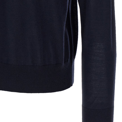 Dsquared² Blue Virgin Wool Cardigan