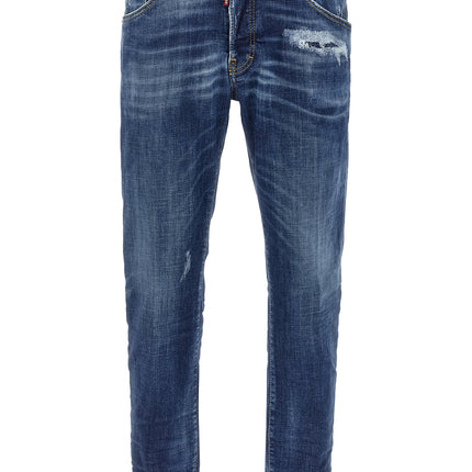 Dsquared² Blue Cotton Skinny Jeans