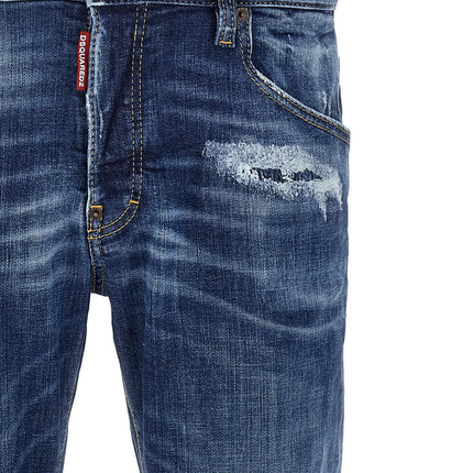 Dsquared² Blue Cotton Skinny Jeans