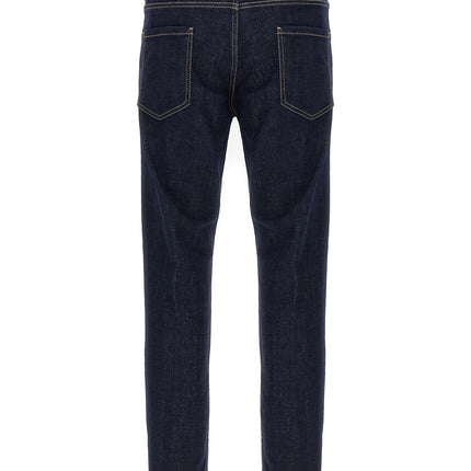 Dsquared² Blue Cotton Slim Fit Jeans