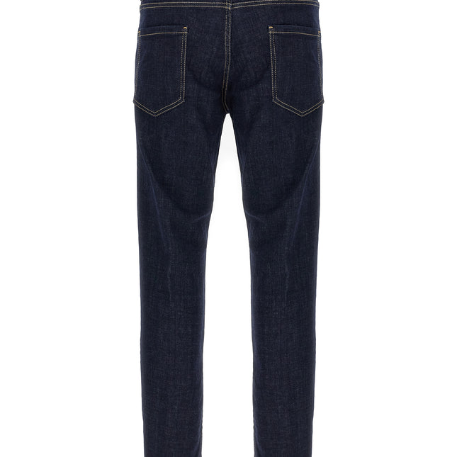 Dsquared² Blue Cotton Slim Fit Jeans