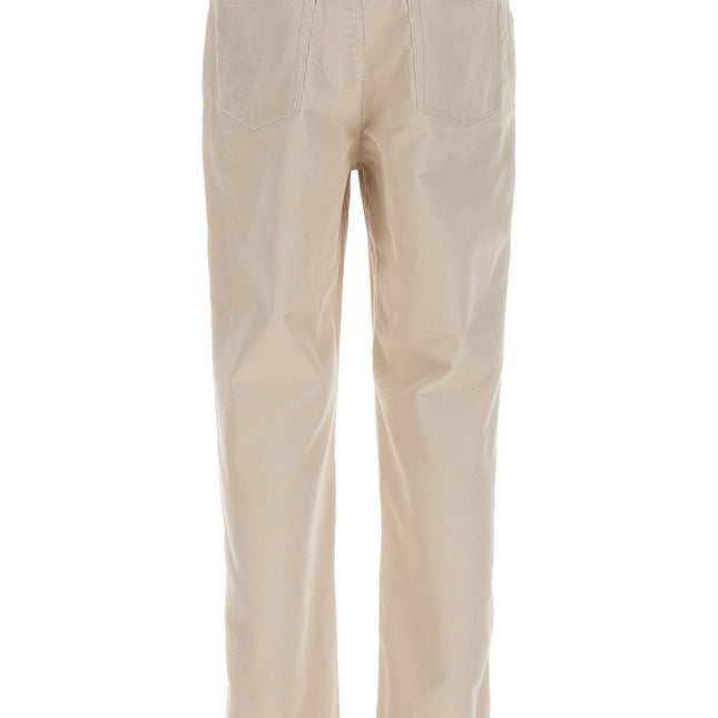 A.P.C. White Cotton Casual Pants