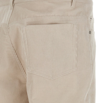 A.P.C. White Cotton Casual Pants