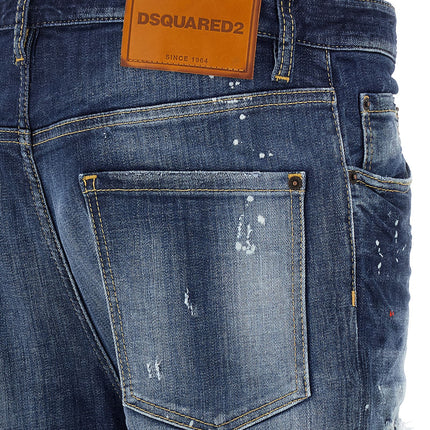 Dsquared² Blue Cotton Relaxed Fit Jeans