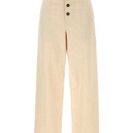Moschino Beige Cotton Casual Pants