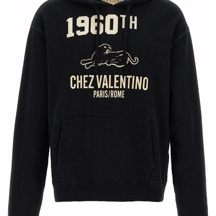 Valentino Garavani Black Cotton Sweatshirt