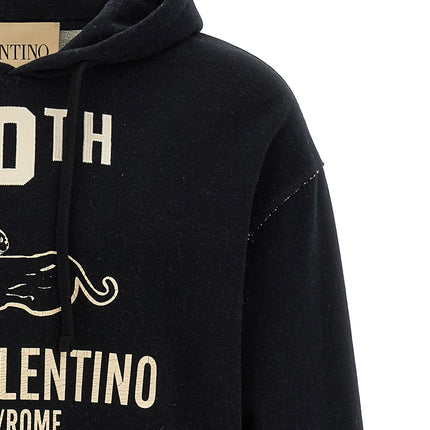 Valentino Garavani Black Cotton Sweatshirt