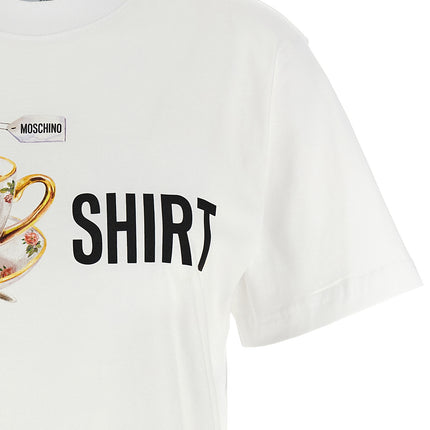 Moschino White Cotton T-Shirt