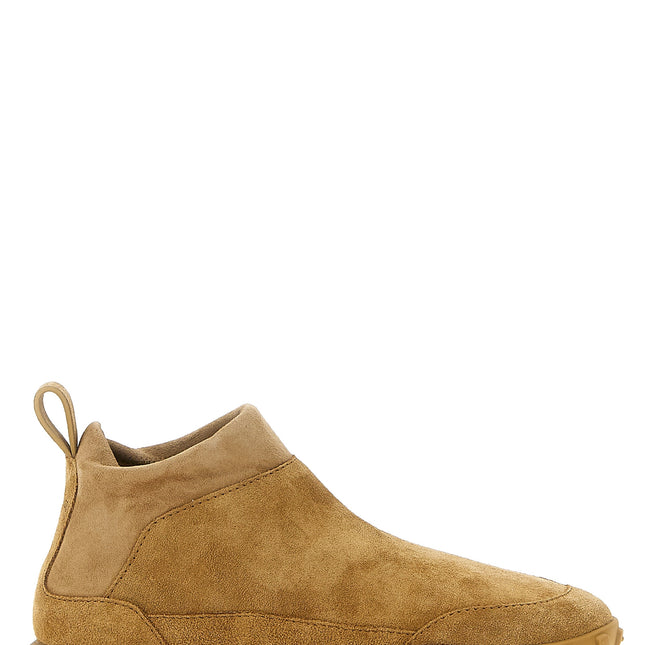 Jil Sander Beige Calfskin Sneakers