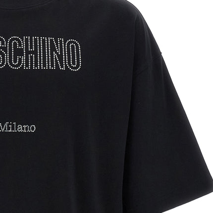 Moschino Black Cotton T-Shirt