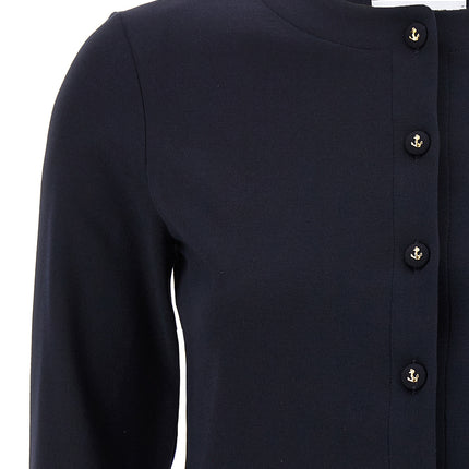 Thom Browne Blue Viscose Cardigan
