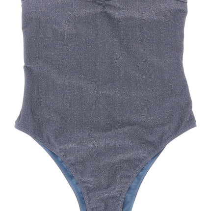 MC2 Saint Barth Blue Viscose One-Piece Swimsuit