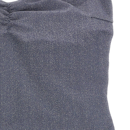 MC2 Saint Barth Blue Viscose One-Piece Swimsuit