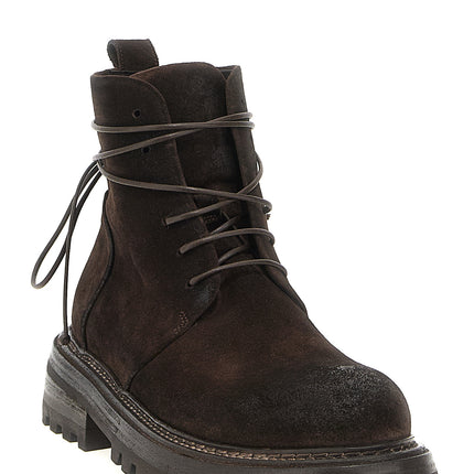 Marsell Brown Cotton Chelsea Boots