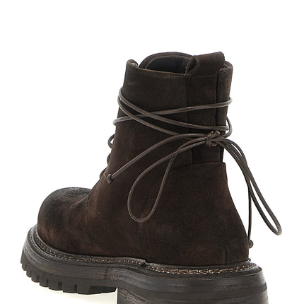 Marsell Brown Cotton Chelsea Boots