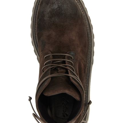 Marsell Brown Cotton Chelsea Boots