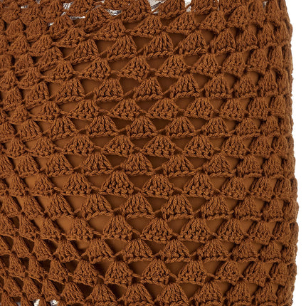 Ermanno Scervino Brown Cotton Flared Pants