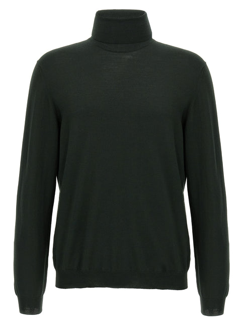 ZANONE Bicolor Virgin Wool Cardigan