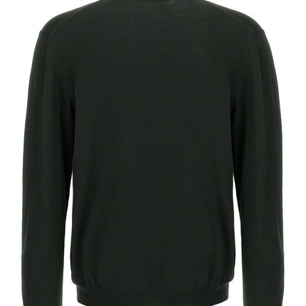 ZANONE Bicolor Virgin Wool Cardigan