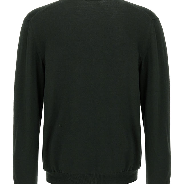 ZANONE Bicolor Virgin Wool Cardigan