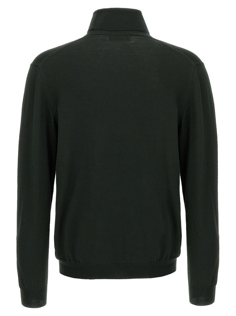 ZANONE Bicolor Virgin Wool Cardigan