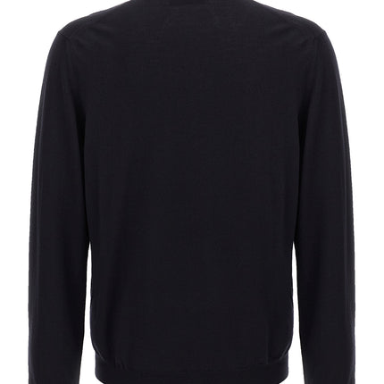 ZANONE Blue Virgin Wool Cardigan