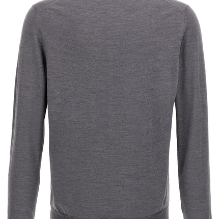 ZANONE Gray Virgin Wool Polo Shirt