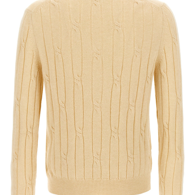 ZANONE Beige Virgin Wool Polo Shirt