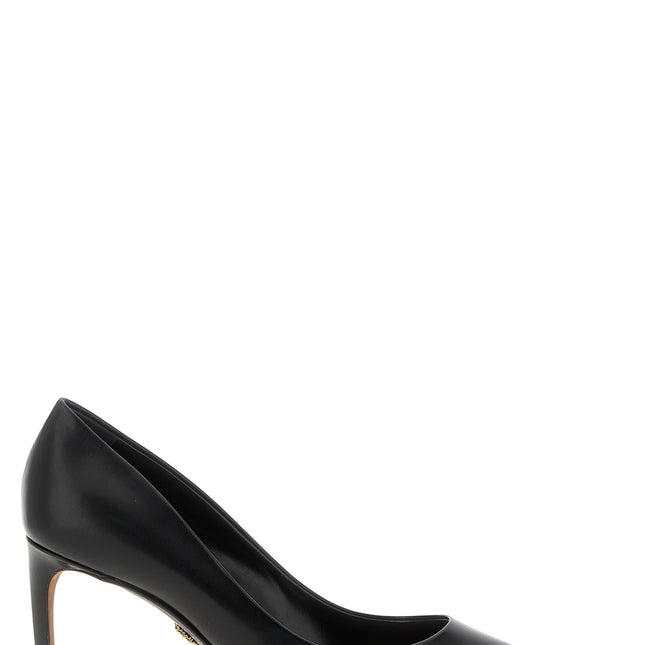 Dolce & Gabbana Black Calfskin High Heel Pumps