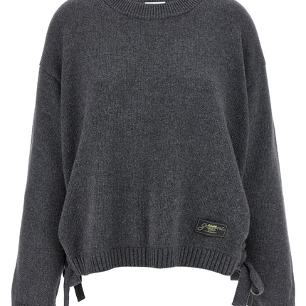 Ganni Gray Wool Cardigan