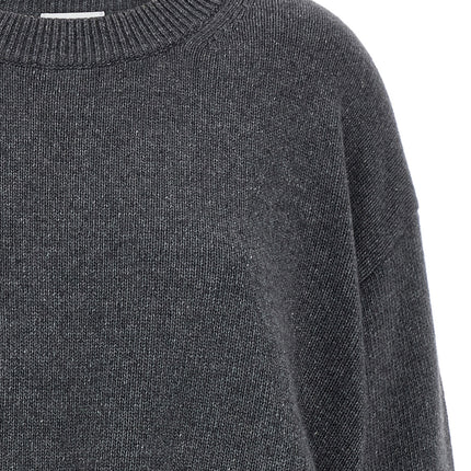 Ganni Gray Wool Cardigan